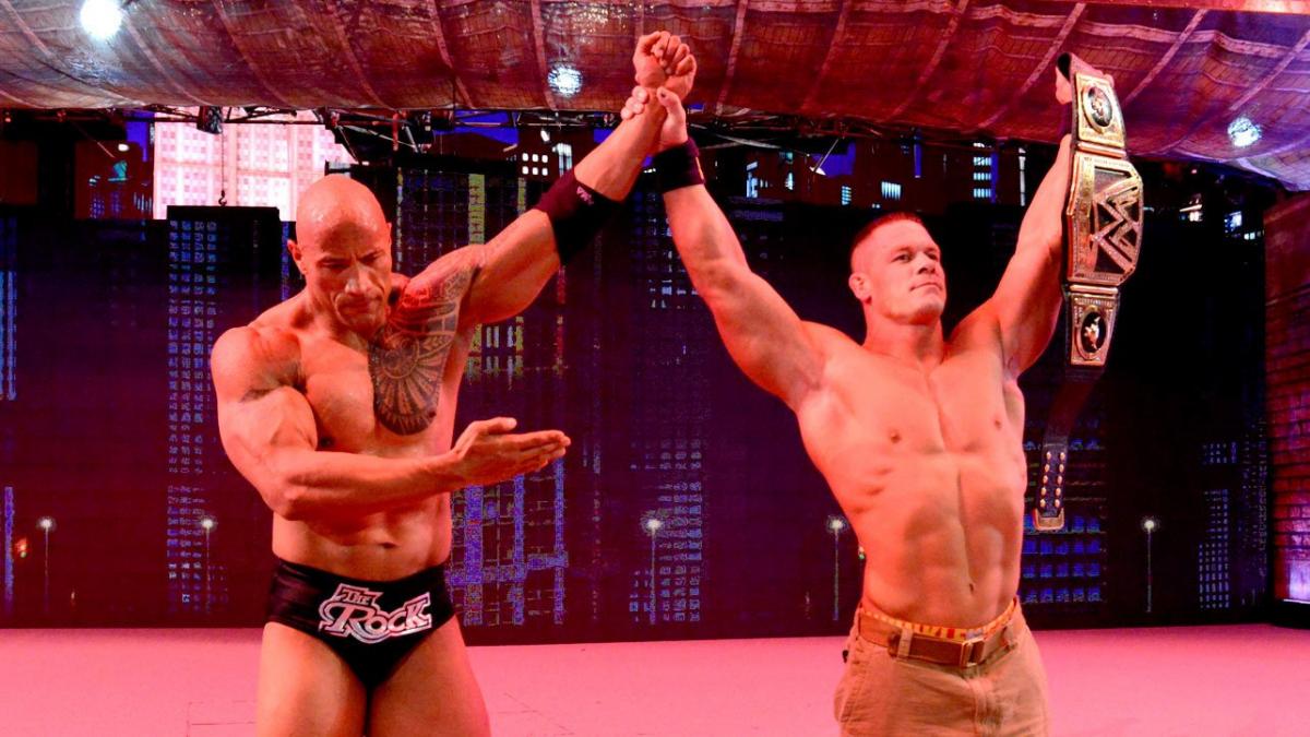 John Cena The Rock WWE