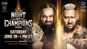 WWE Night of Champions 2025 Jacob Fatu vs Solo Sikoa