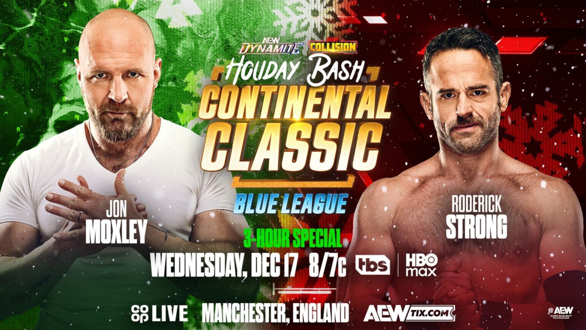 AEW Dynamite Holiday Bash 2025 Jon Moxley vs Roderick Strong