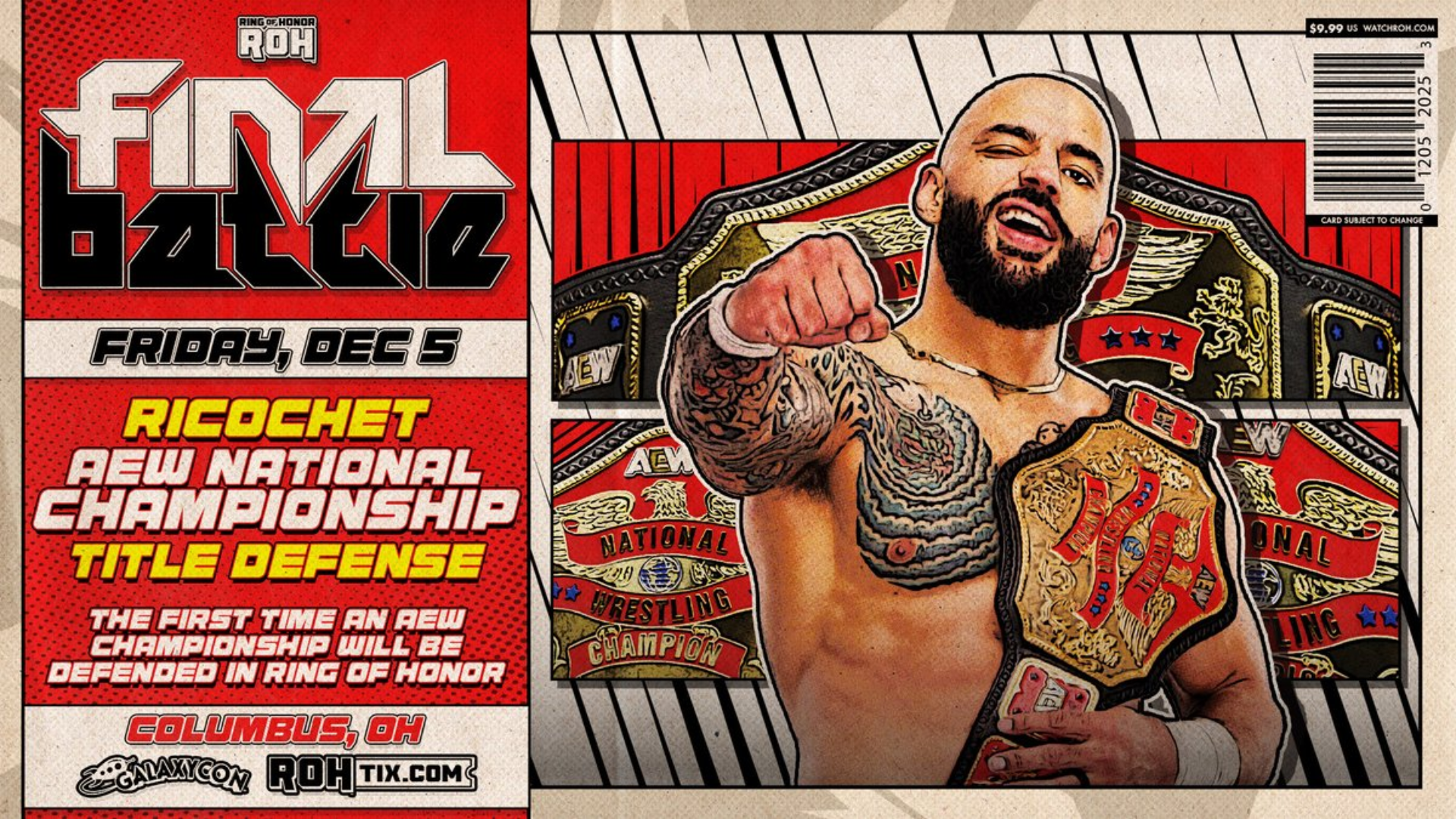 ROH Final Battle 2025 Ricochet