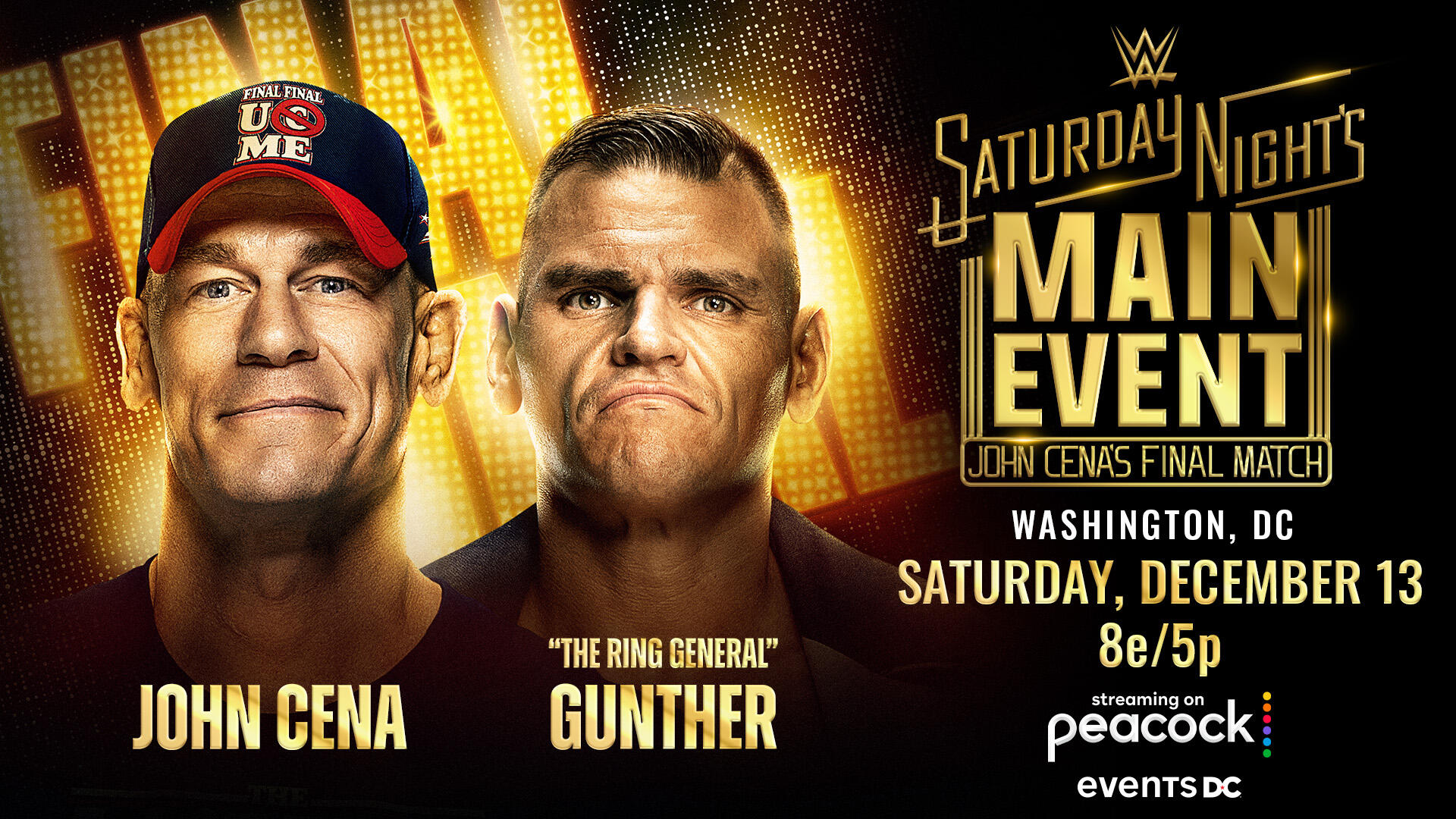 WWE SNME December 2025 John Cena vs Gunther