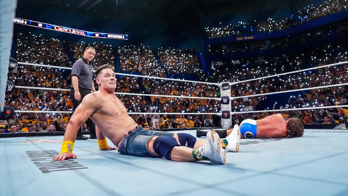 John Cena vs. AJ Styles WWE Crown Jewel 2025