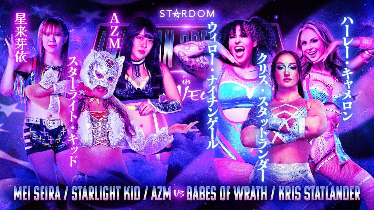 Mei Seira, Starlight Kid, & AMZ vs. Babes of Wrath (Willow Nightingale & Harley Cameron) & Kris Statlander