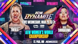 AEW Women's title match announced for Dynamite