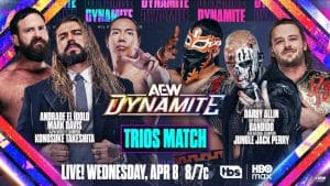 Bandido replacing Brody King in AEW Dynamite trios match