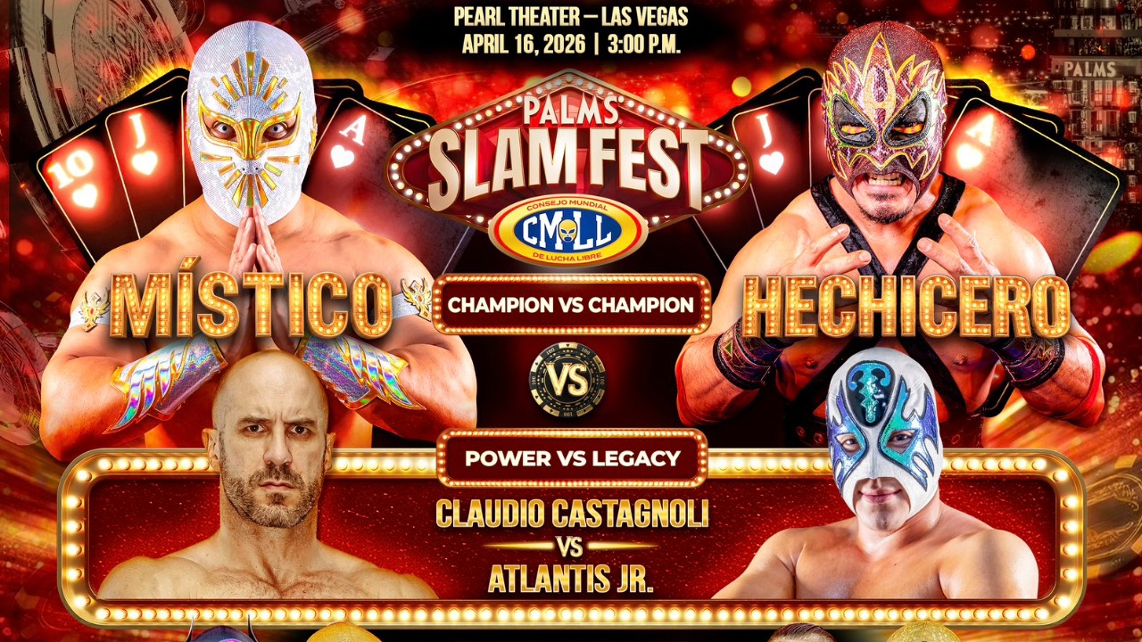 Claudio Castagnoli vs. Atlantis Jr. added to CMLL Slamfest in Las Vegas