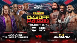 AEW Collision 4/25/26 match graphic