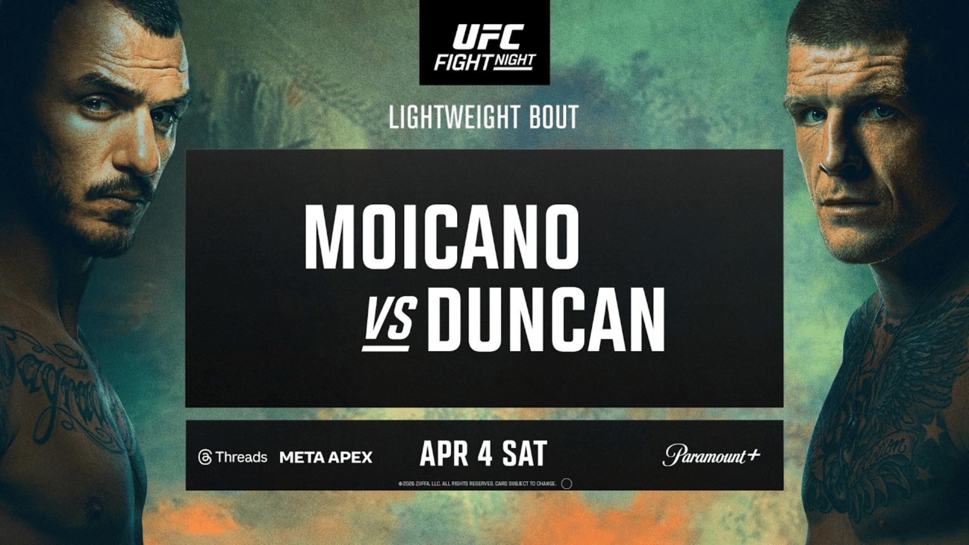 UFC Fight Night Moicano vs Duncan