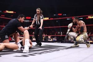 Kevin Knight battles Hook on AEW Collision