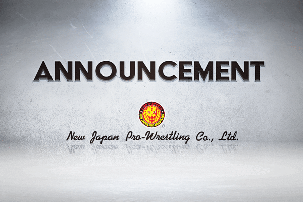 NJPW announcement