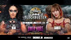AEW Dynamite Summer Blockbuster Skye Blue vs Sareee