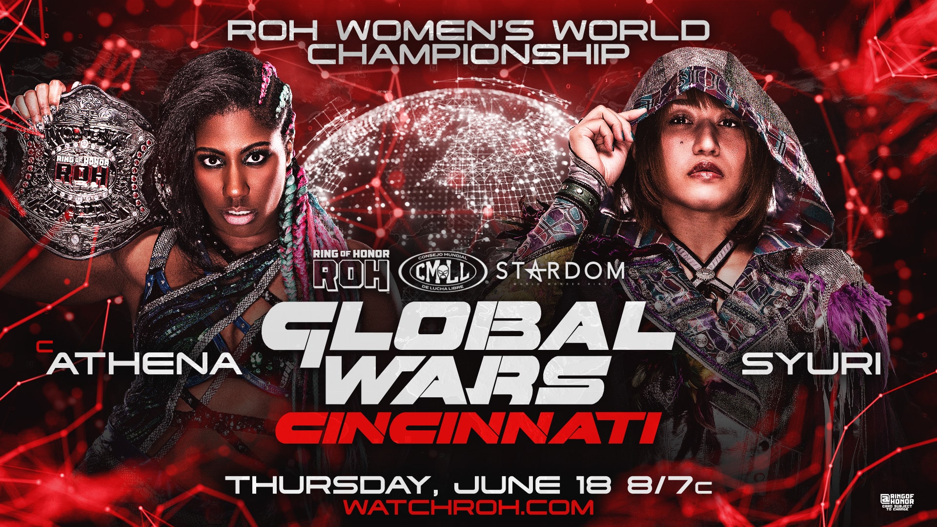 Athena vs. Syuri - ROH Global Wars