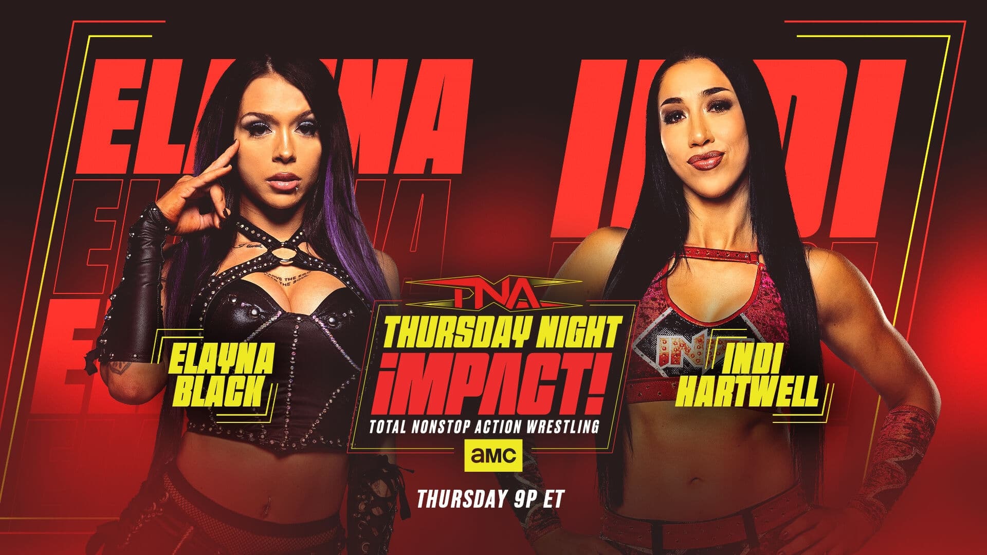 TNA IMPACT Elayna Black vs Indi Hartwell
