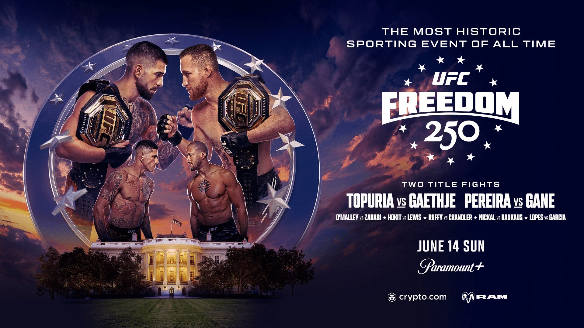 UFC White House Poster