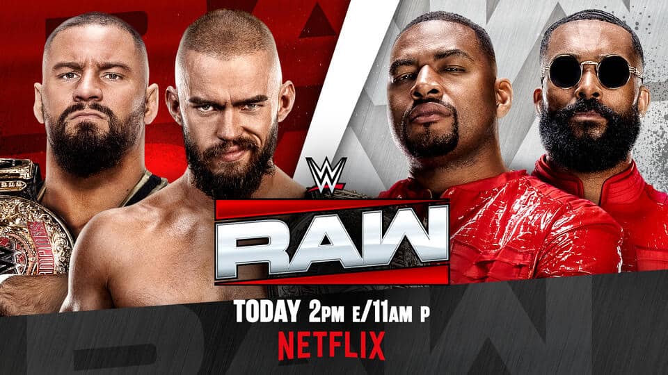 WWE Raw match graphic