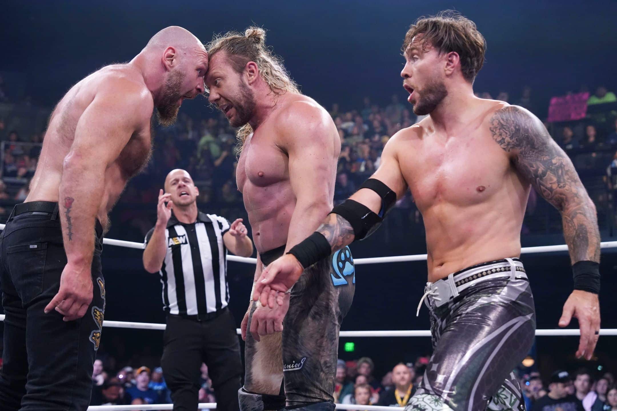 Kenny Omega, Will Ospreay and Jon Moxley