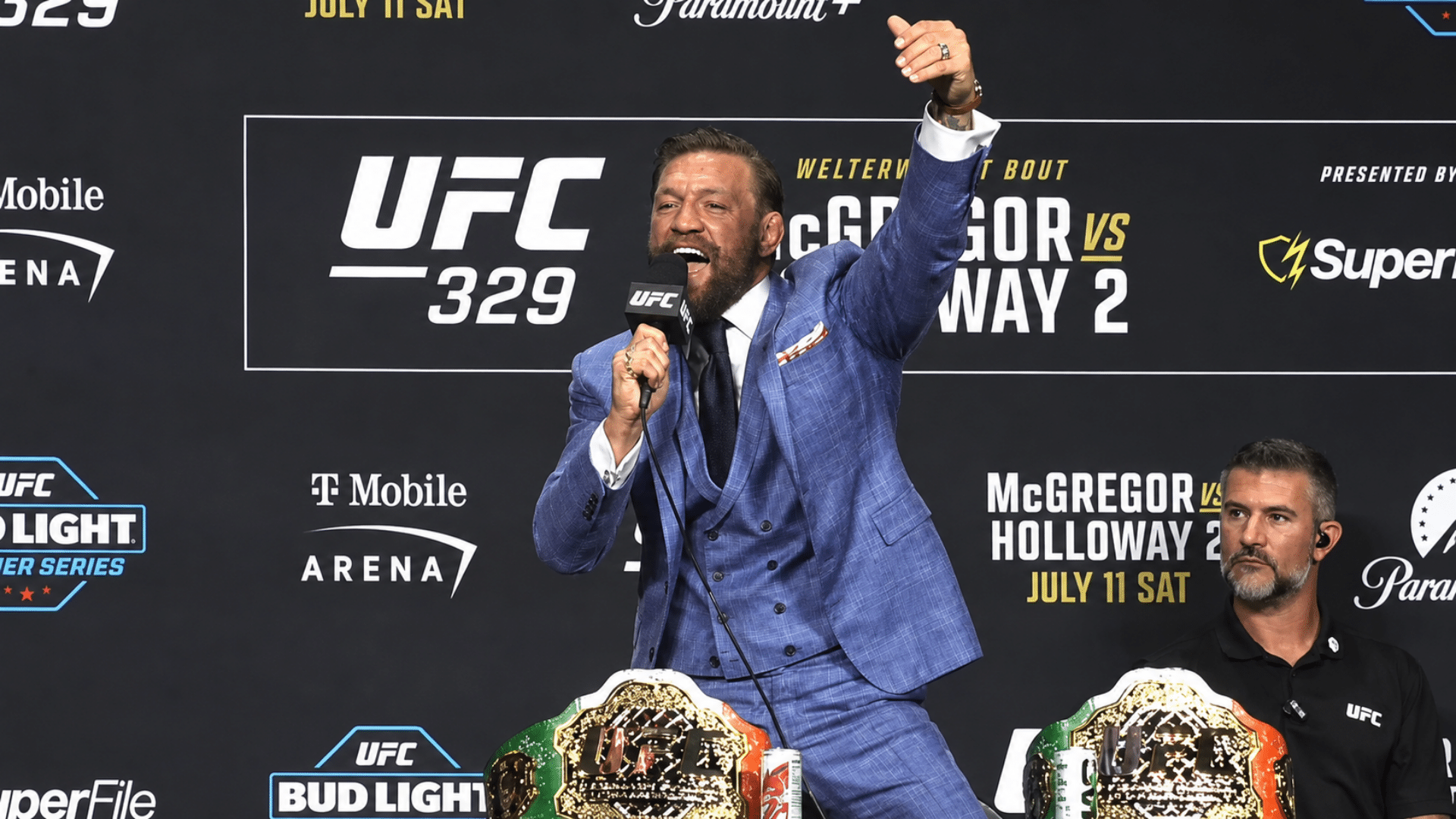 Conor McGregor UFC 329 Press Conference