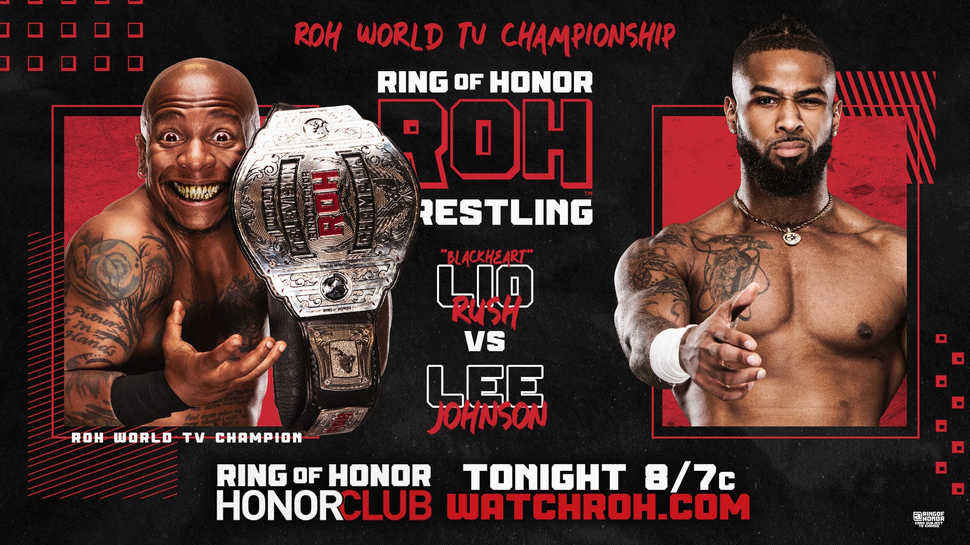 ROH live results: Lio Rush vs. Lee Johnson TV title match